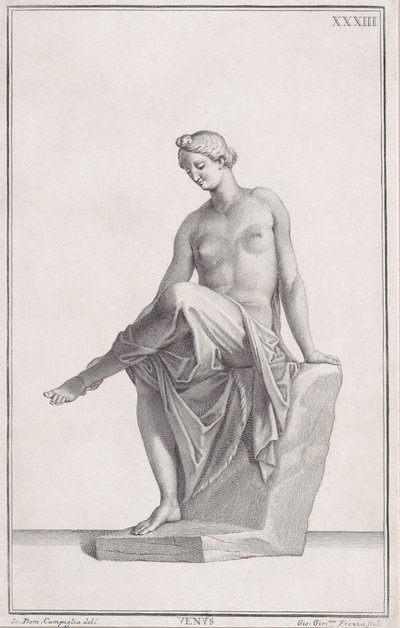 Venüs Heykeli, 1734. by Giovanni Girolamo Frezza