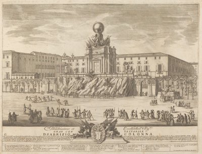 Donner Gölü, Kaliforniya by Giovanni Girolamo Frezza after Alessandro Specchi