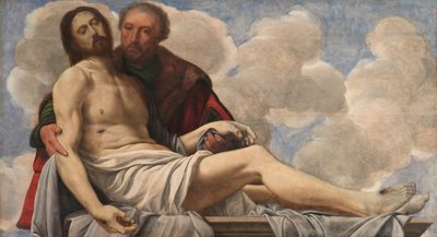 Arimathea Joseph ile İsa, c. 1525. by Giovanni Girolamo Savoldo
