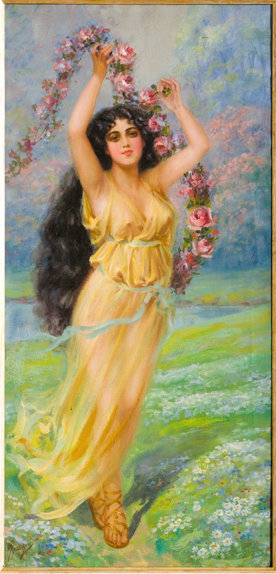 Genç Peri (tuval üzerine yağlı boya) by Giovanni Guerzoni
