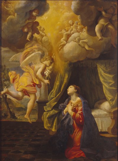 Duyuru, c. 1615. by Giovanni Lanfranco