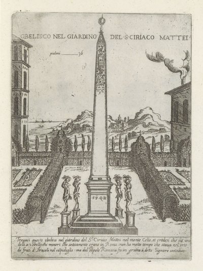 De tuin van Ciriaco Mattei