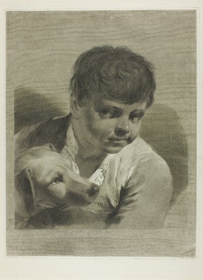 Köpekli Bir Çocuk by Giovanni Marco Pitteri