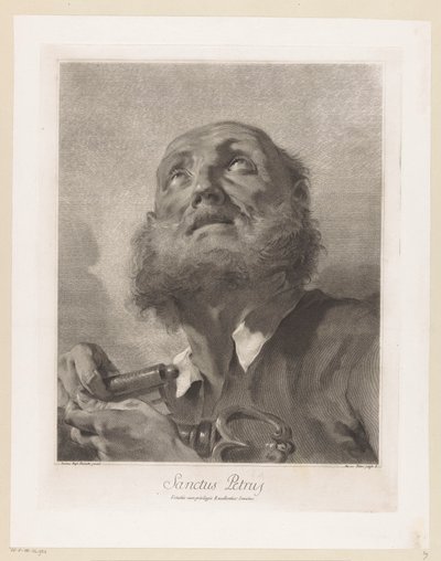 havari petrus Aziz Peter (nesne üzerindeki başlık) Apostelen (dizi adı) by Giovanni Marco Pitteri