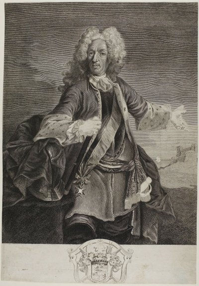 Johann Matthias, Schulenburg Kontu. by Giovanni Marco Pitteri