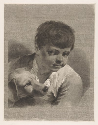 köpekli çocuk by Giovanni Marco Pitteri