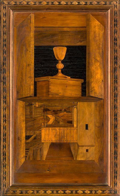 Ligne Kanonik Korosu, Giovanni Maria Platina 1484 tarafından kakma, Üstün Durak by Giovanni Maria Platina
