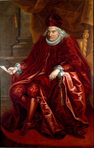 Oberto Della Torre (1617-1691) Doge of Genes 1689 ve 1691 arasında Portresi. Resim Maria Delle Piane (1660-1745) 1690-1691 Boyut 230x153 cm Özel koleksiyon ardıl Luigi Cattaneo Adorno © Luisa Ricciarini / Leemage by Giovanni Maria delle called Mulinaretto Piane