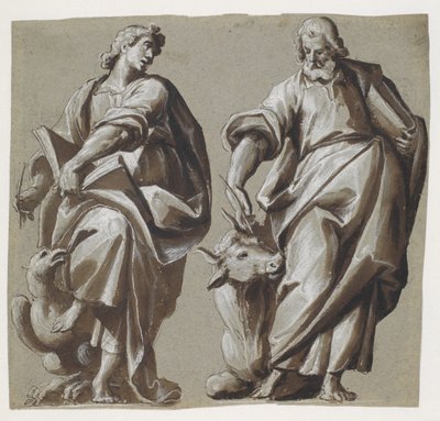 Evangelistler John ve Luka by Giovanni Mauro della Rovere