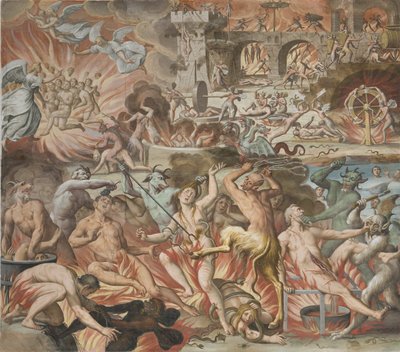 cehennem, 1614 by Giovanni Mauro della Rovere