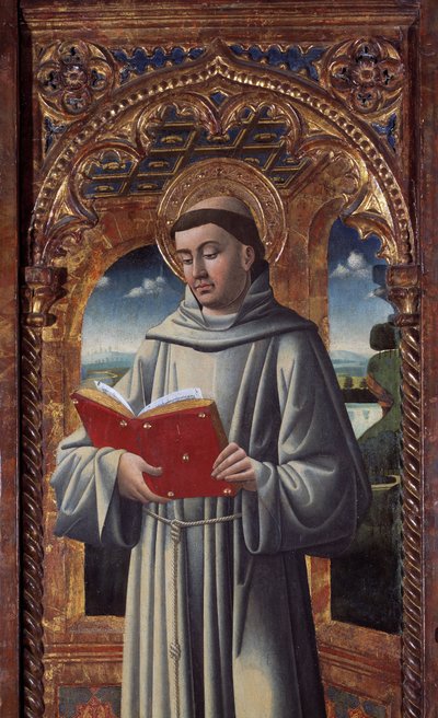 Doğuş ve azizler, detay (Resim by Giovanni Mazone