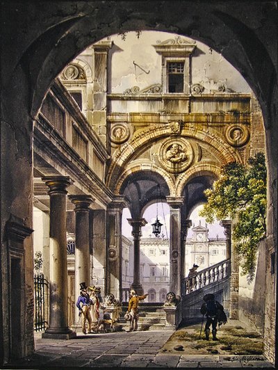 Mimari Capriccio by Giovanni Migliara