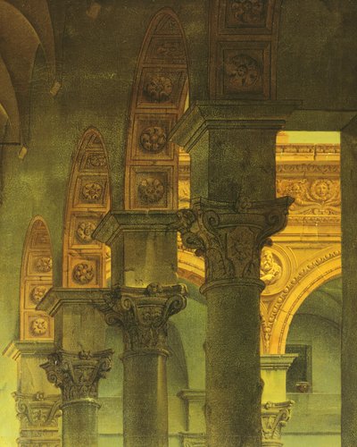 Bir Manastırın Eczacısı, Giovanni Migliara, detay by Giovanni Migliara