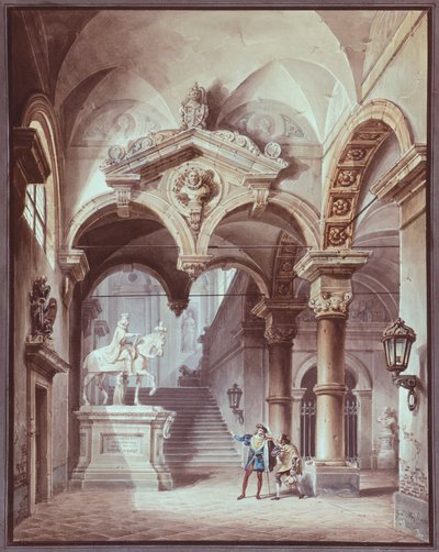Giovanni Migliara (1785-1837) tarafından yazılan Sevilla