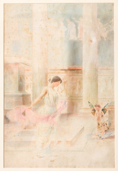 Düğün Dansı (suluboya) by Giovanni Muzzioli