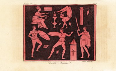 Pirus Dansı, antik Yunan savaş dansı by Giovanni Paglianti
