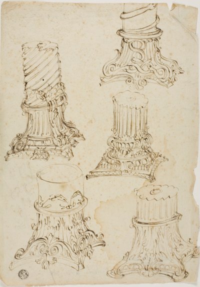 Korint Başkentlerinin Eskizleri by Giovanni Paolo Panini