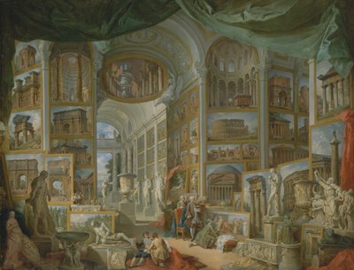 Antik Roma, 1757. by Giovanni Paolo Pannini