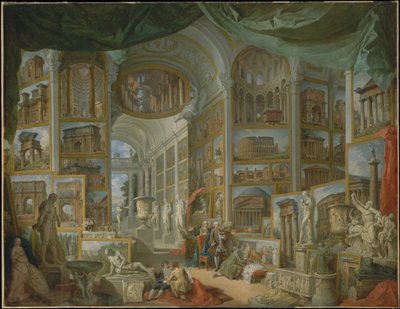 Antik Roma, 1757 by Giovanni Paolo Pannini