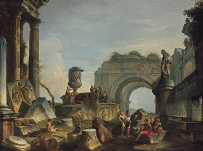Rakamlarla Klasik Sahne by Giovanni Paolo Pannini