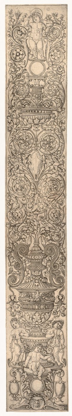 Üç Çocuk Korna Çalıyor, c. 1505-1512. by Giovanni Pietro da Birago