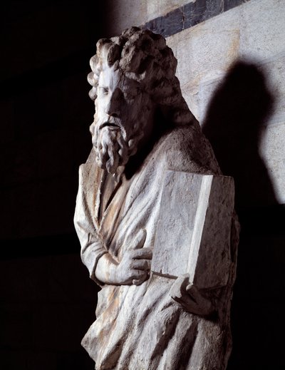 Peygamber figürü (Mermer Heykel, c.1306) by Giovanni Pisano