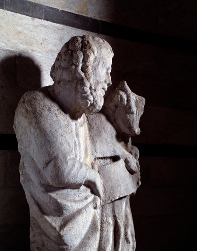 Evangelist Luke (Mermer Heykel, c.1306) by Giovanni Pisano