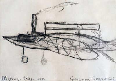 uçak kroki by Giovanni Segantini