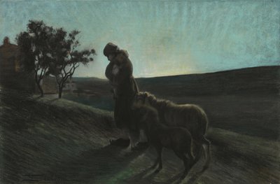 Le due madri İki anne, 1884-1886. by Giovanni Segantini