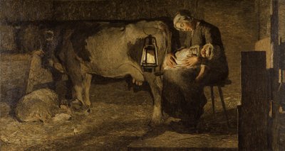 Le due madri İki anne, 1889. by Giovanni Segantini