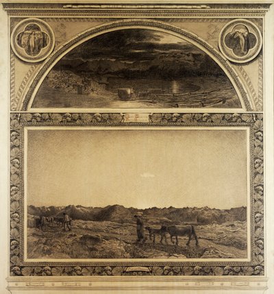 Alplerin Üç Parçası için Çalışma, Doğa by Giovanni Segantini
