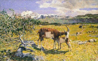 Mayıs ayında Alpler, Giovanni Segantini (1858-1899) by Giovanni Segantini