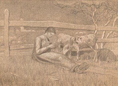 Çoban, c1888 by Giovanni Segantini