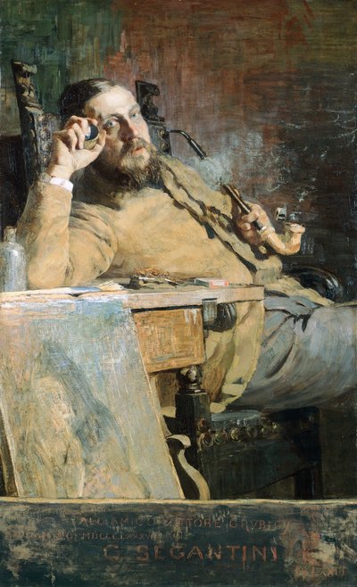 Vittorio Grubicy de Dragon, Giovanni Segantini by Giovanni Segantini