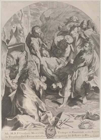 Entombment, ca. 1622. by Giovanni Temini