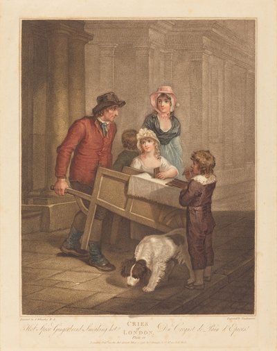 Sıcak Baharat Zencefilli Ekmek Sigara Sıcak by Giovanni Vendramini after Francis Wheatley
