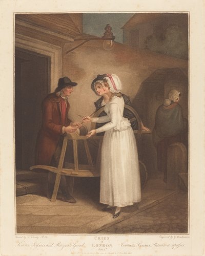 Öğütmek için Bıçaklar, Makaslar ve Jiletler by Giovanni Vendramini after Francis Wheatley