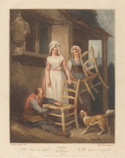 Tamir Edilecek Eski Sandalyeler by Giovanni Vendramini after Francis Wheatley