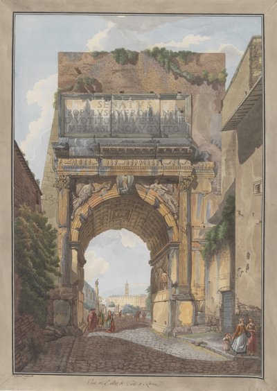 Titus Kemeri, M.Ö. Yaratıcılar: Giovanni Volpato, Louis Ducros. by Giovanni Volpato, Louis Ducros
