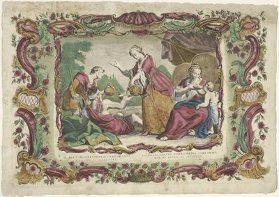 dorstigen laven hakkında III. onbaşı merhamet işi / Latercera obra de merhamet onbaşı (...) (nesnenin başlığı) Manevi yaşam üzerine werken van barmhartigheid (dizi başlığı) by Giovanni Volpato