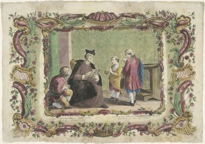 cahillere öğretmek II opus misericordiae spiritualis / La segunda obra de misericordia spiritüel (...) (nesne üzerindeki başlık) Merhametin Manevi Eserleri (dizi adı) by Giovanni Volpato