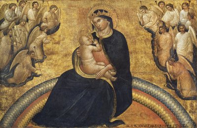 Çocuklu ve Melekli Madonna, 1370-77 by Giovanni da Bologna