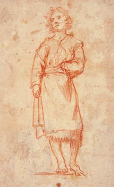 ayakta kız by Giovanni da San Giovanni