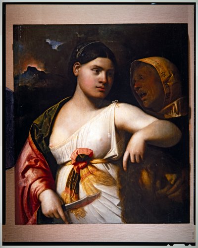 Judith ve Holofernes (resim) by Giovanni de Busi Cariani
