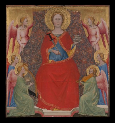 Aziz Lucy Enthroned by Giovanni di Bartolomeo Cristiani