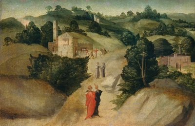 Bir Efsaneden Sahneler, muhtemelen c. 15151520. by Giovanni di Lorenzo Larciani