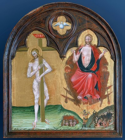 Acı ve muzaffer Mesih by Giovanni di Paolo