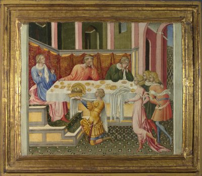 Herod Predella Paneline getirilen Vaftizci Yahya