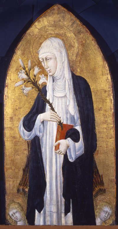 Sienalı Aziz Catherine (1347-80), c.1462 (panelde tempera) by Giovanni di Paolo di Grazia