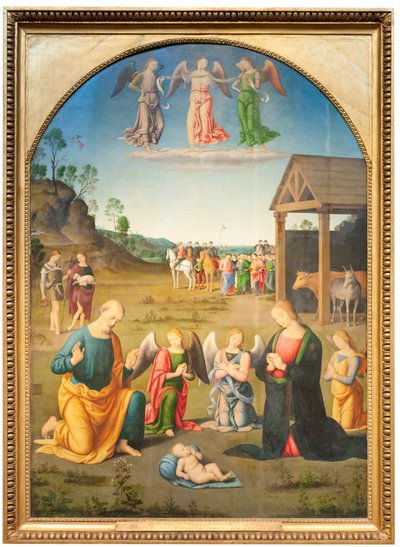 Büyücülerin Hayranlığı (ahşap üzerine yağlıboya) by Giovanni di Pietro (c.1450 1529)